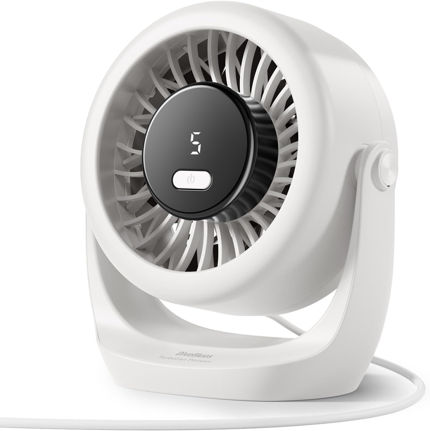 Home Office Gadgets - USB Desk Turbo Fan, Ultra-Quiet Mini
