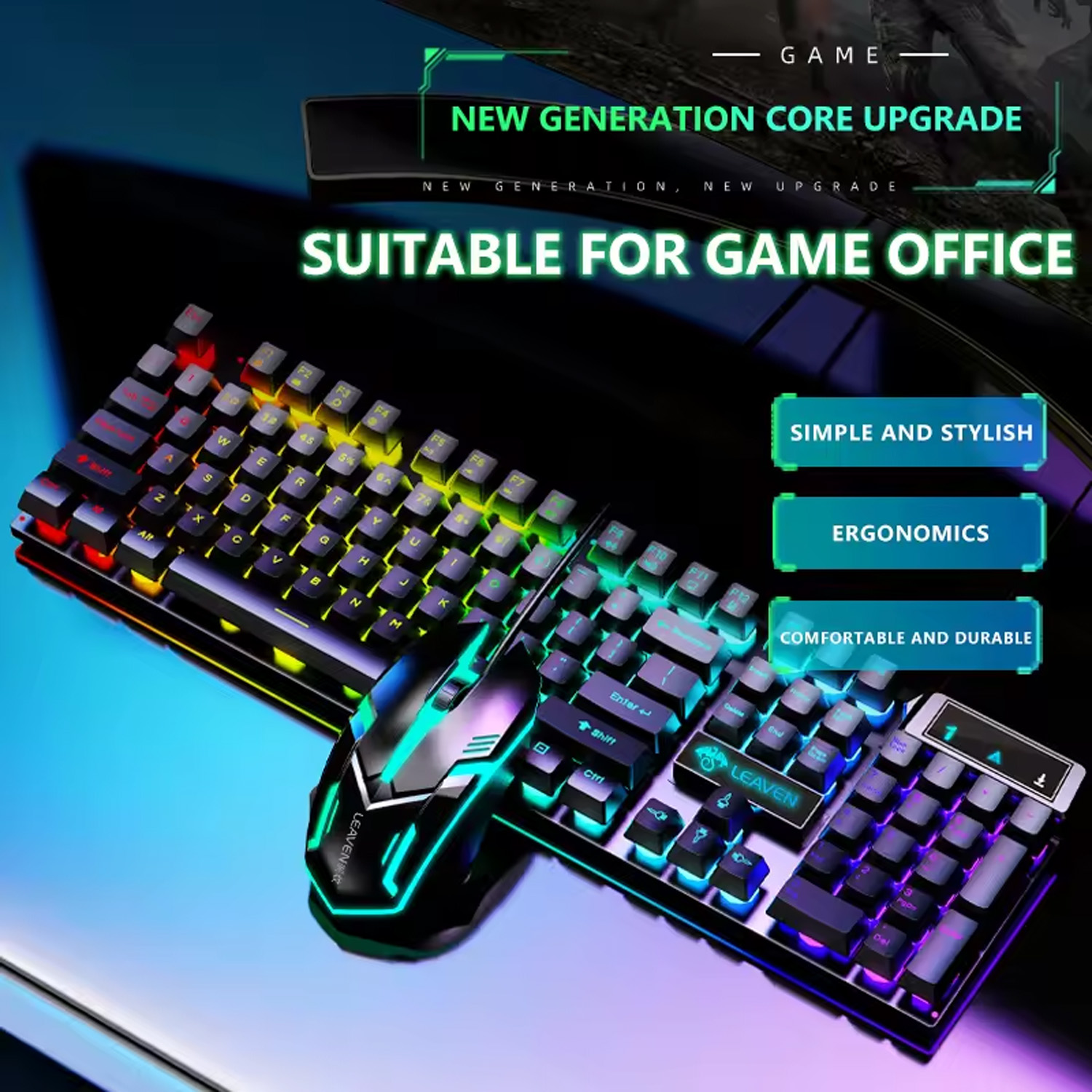 Gamer Keyboard And Mouse PC Ga - đánh giá và giá English Home Office
