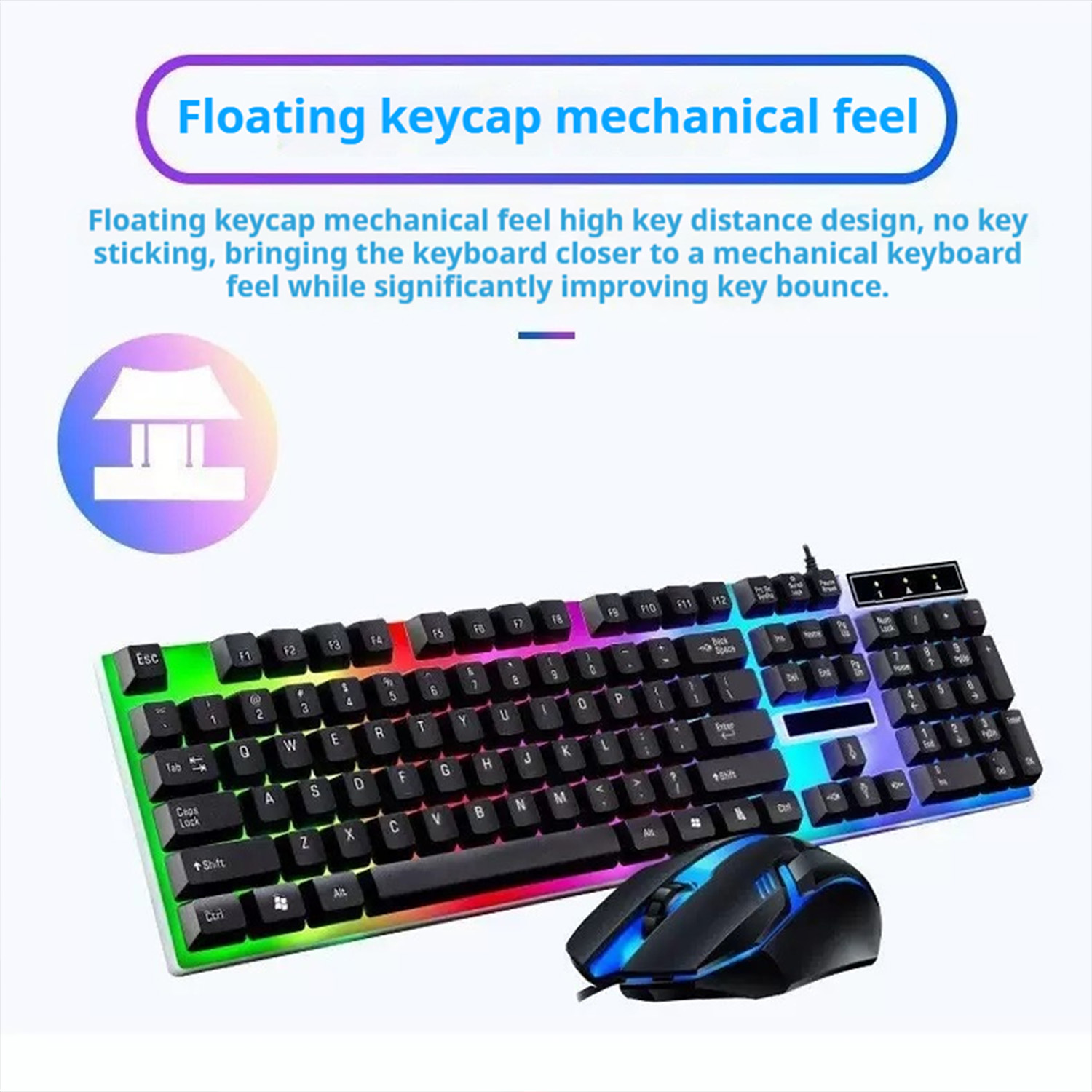 Gamer Keyboard And Mouse PC Ga - đánh giá và giá English Home Office