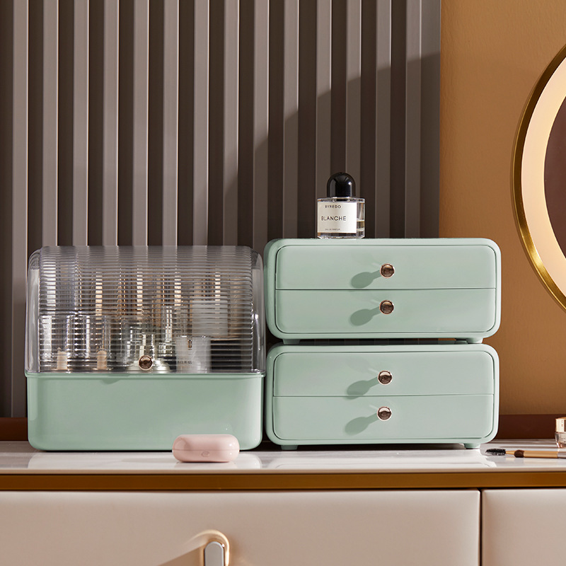 Desktop Cosmetics Storage Box  - đánh giá và giá Home Office Desk With Drawers