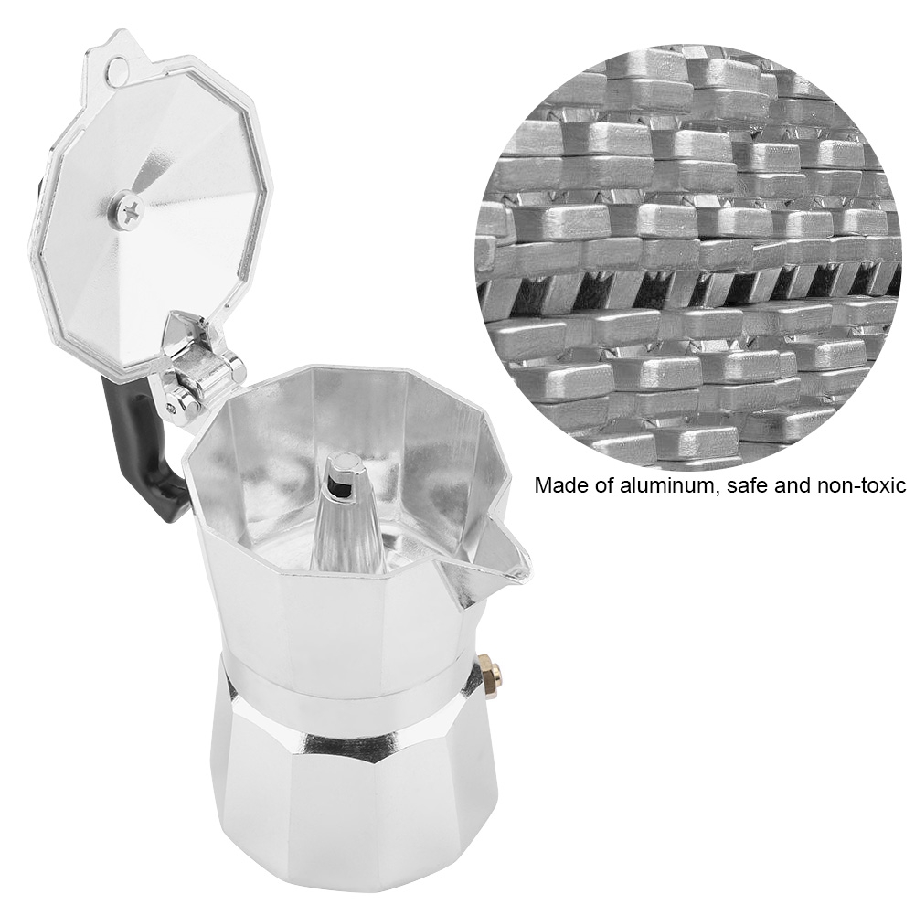 50mL 1 Cup Aluminum Italian Ty - đánh giá và giá Home Office Moka