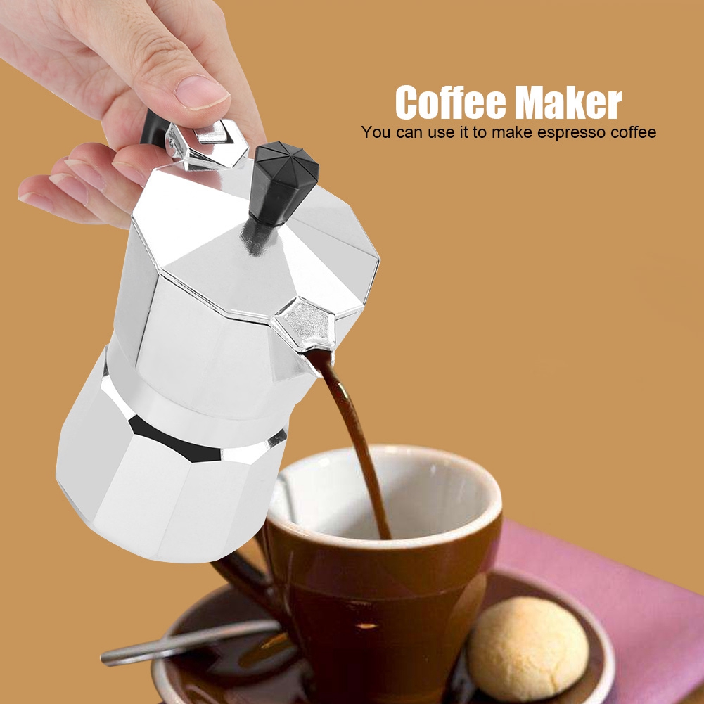 50mL 1 Cup Aluminum Italian Ty - đánh giá và giá Home Office Moka