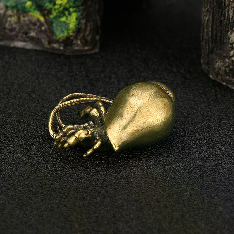 Vintage Brass Hermit Crab Figu - đánh giá và giá English Home Office