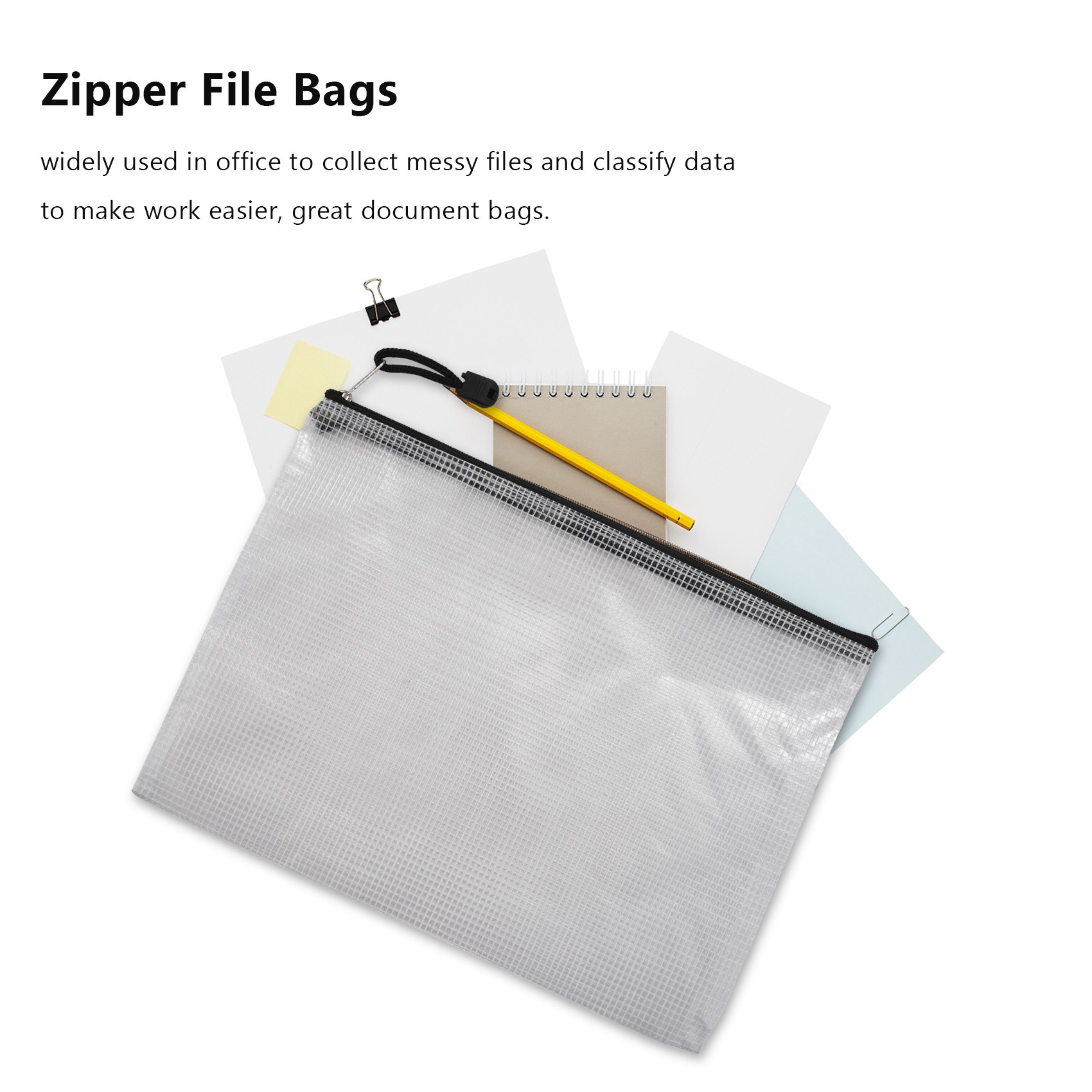 20Pcs B5 Zipper Document Pouch - đánh giá và giá Home Office Bagas