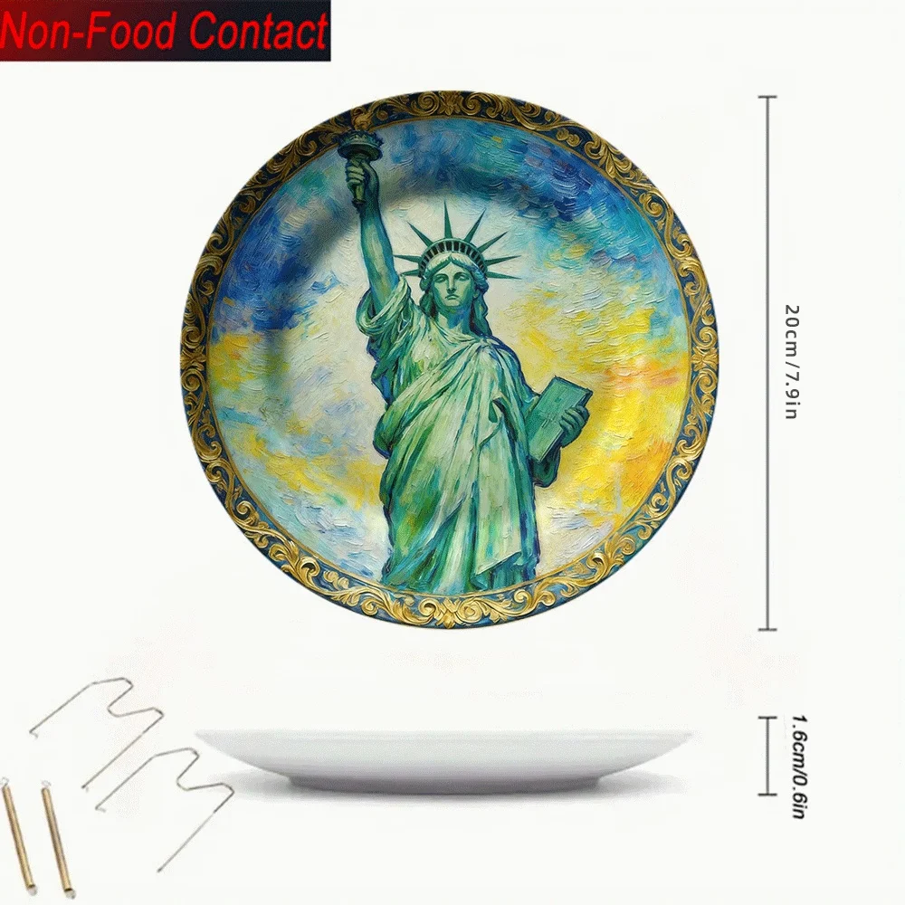 1pc Statue of Liberty Ceramic  - đánh giá và giá Home Office Contact