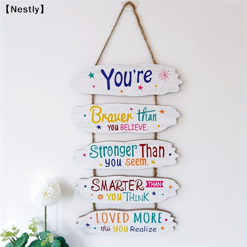 Inspirational Hanging Plaque S - đánh giá và giá English Home Office