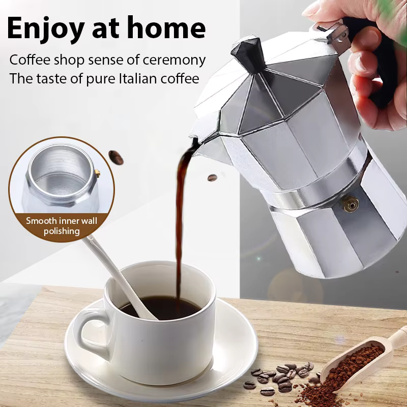 Aluminum Coffee Kettle Latte P - đánh giá và giá Home Office Moka