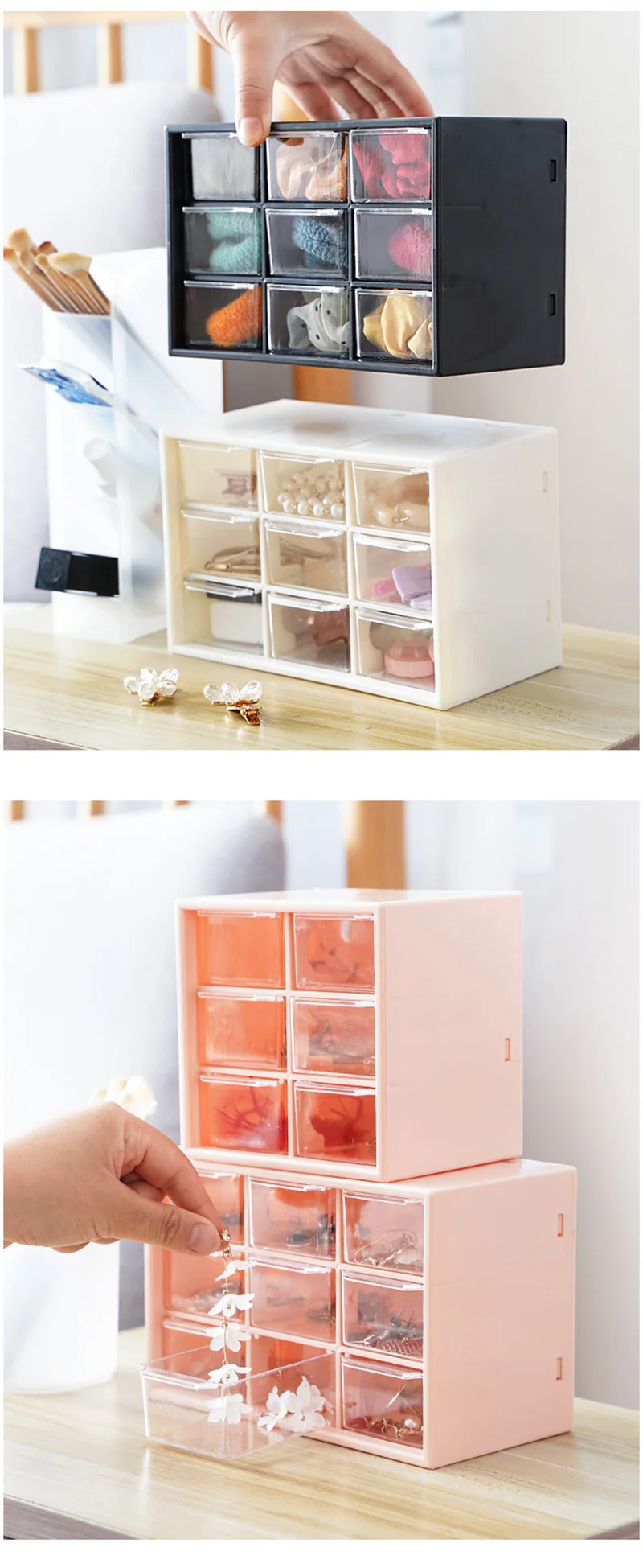 Simple High-Color Desktop Orga - đánh giá và giá Home Office Desk With Drawers