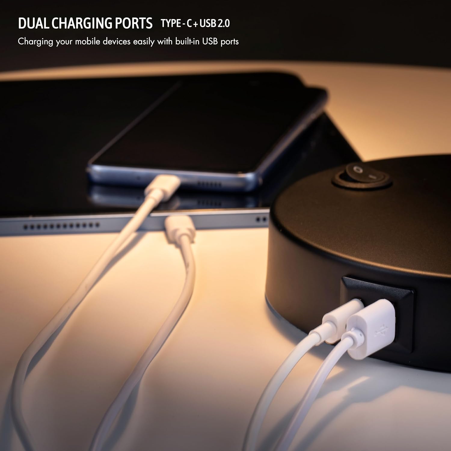 LED Desk Lamp with Dual USB Ch - đánh giá và giá Desk Lamp Led