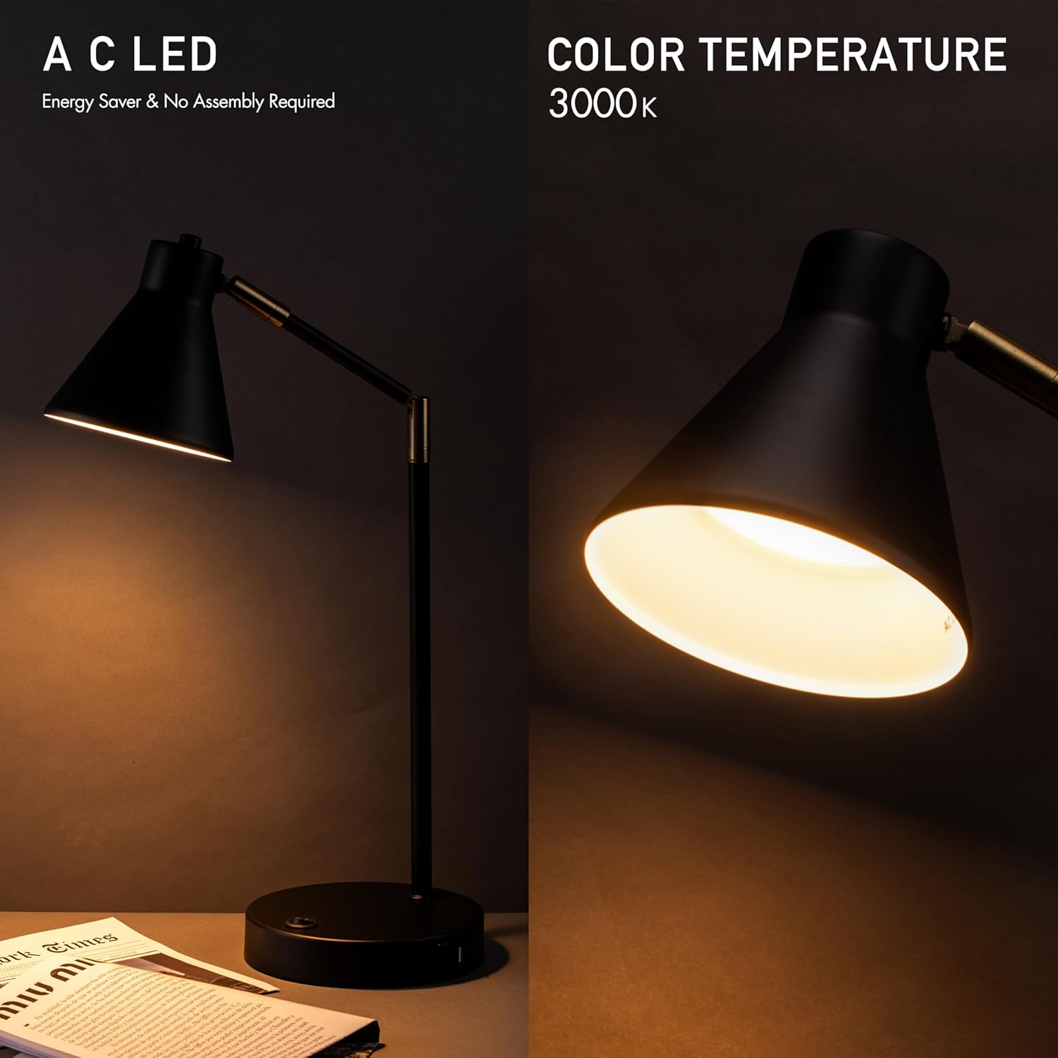 LED Desk Lamp with Dual USB Ch - đánh giá và giá Desk Lamp Led