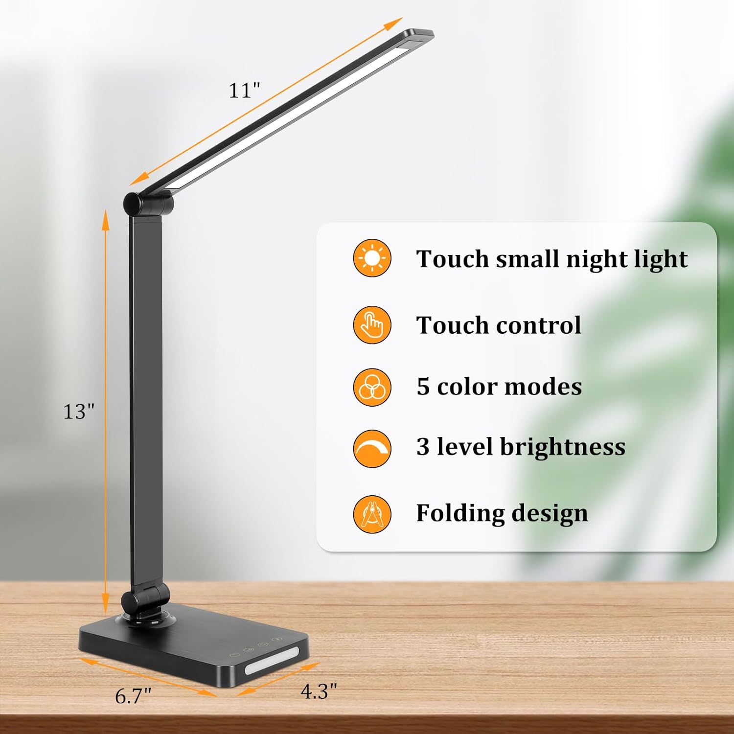 LED Desk Lamp with USB Ports,  - đánh giá và giá Desk Lamp Led