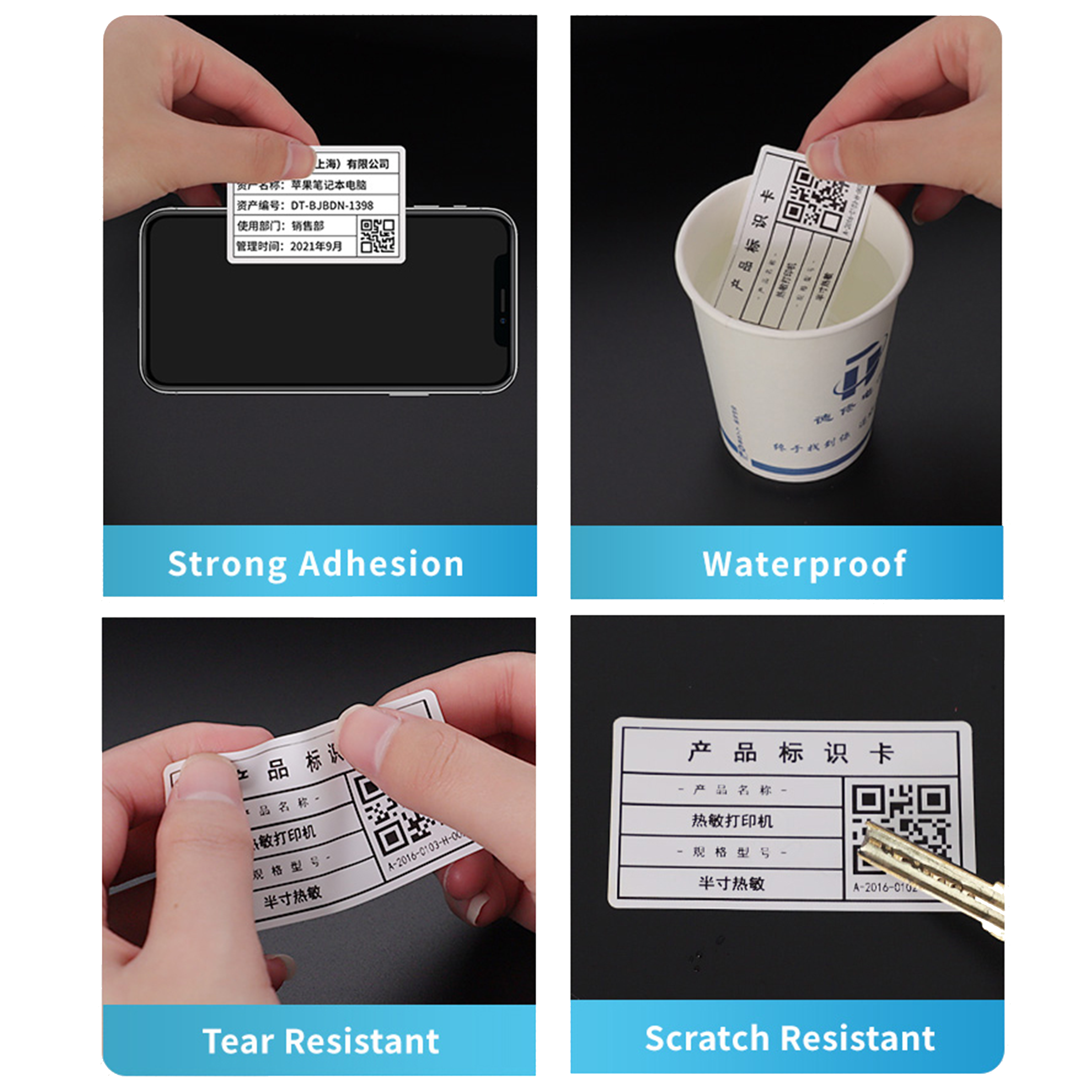 DETONGER 2 Rolls White Square  - đánh giá và giá Label Maker Machine