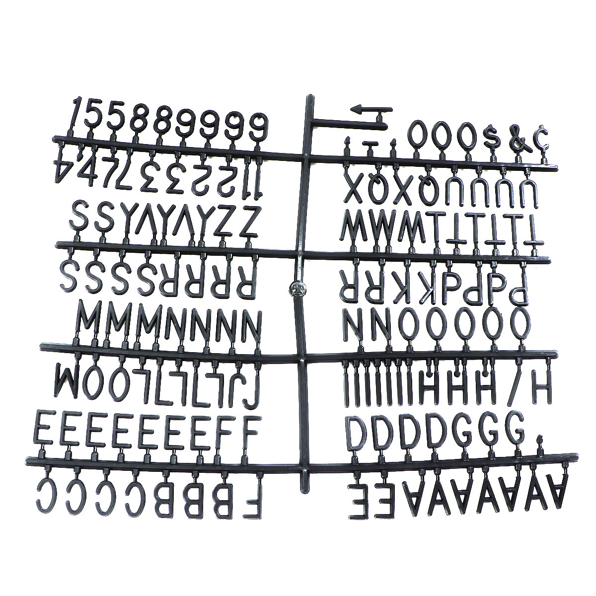 Black Plastic Letter Board Cha - đánh giá và giá English Home Office