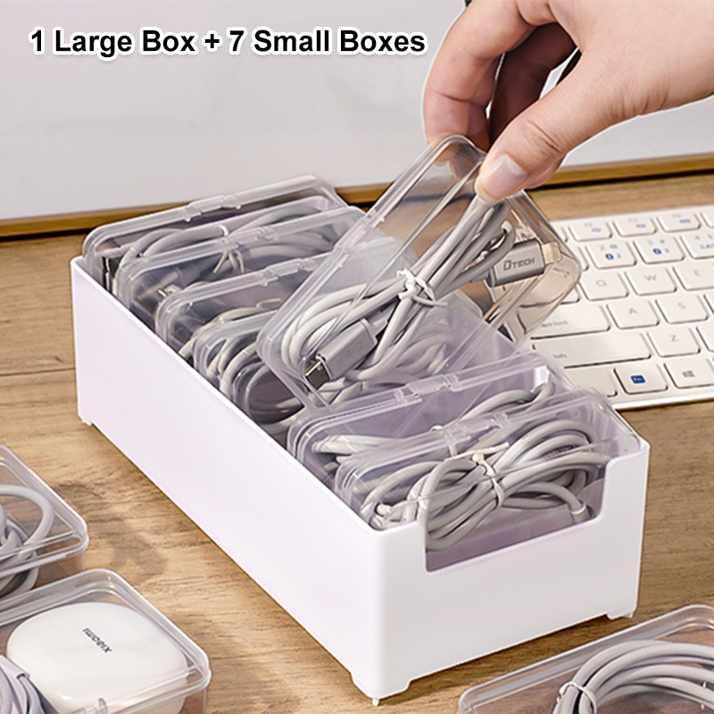 Transparent Data Cable Storage - đánh giá và giá Home Office Gadgets