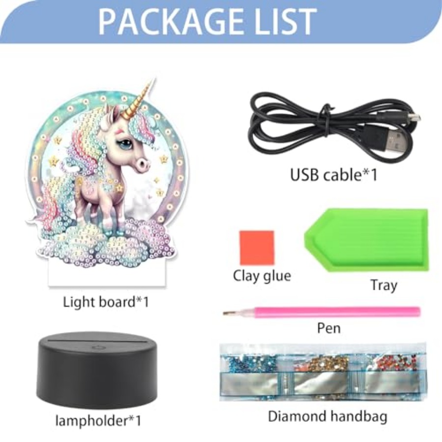 Diamond Painting Night Light D - đánh giá và giá Desk Lamp Led