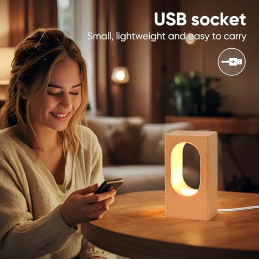 LED Wood Desk Lamp, Bedroom Be - đánh giá và giá Desk Lamp Led