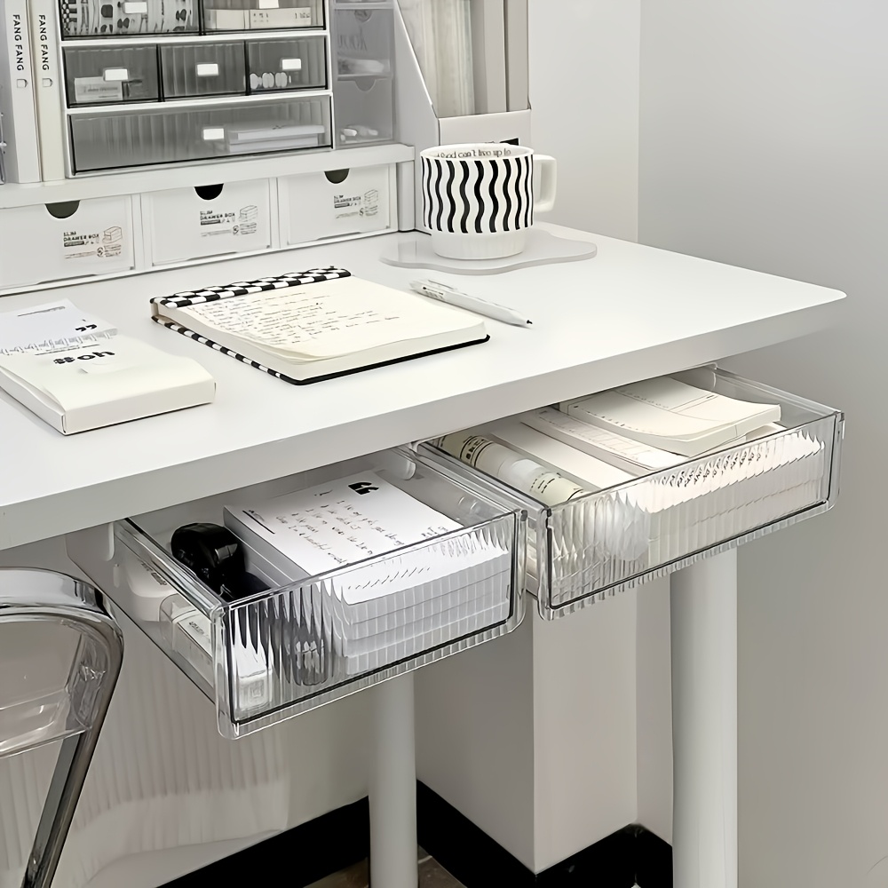 1pc Under Desk Clear Drawer Or - đánh giá và giá Home Office Desk With Drawers