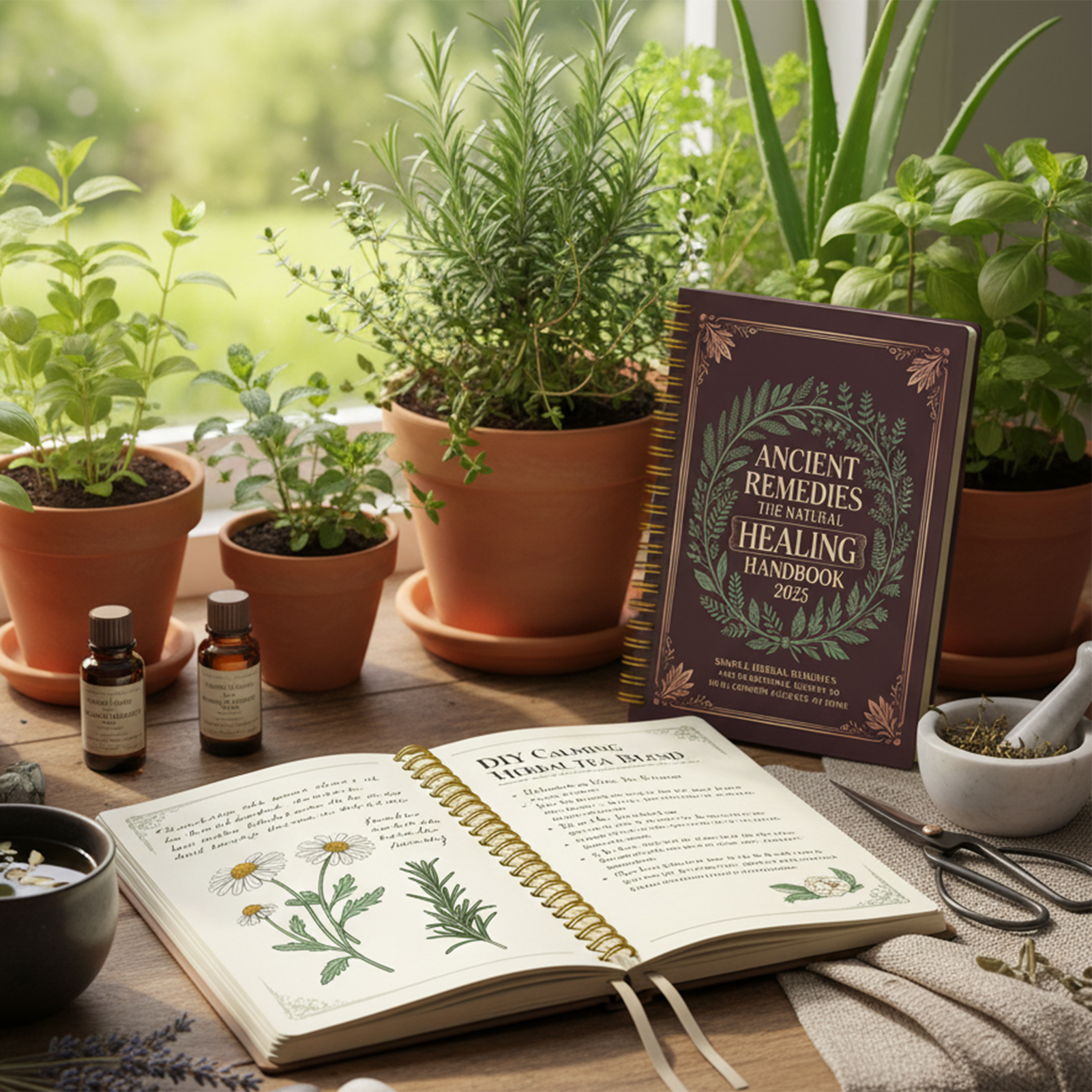 Natural Remedies Handbook with - đánh giá và giá English Home Office
