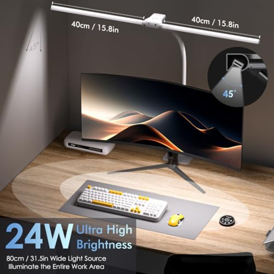 Desk Lamp with Metal Base, 31. - đánh giá và giá Desk Lamp Led