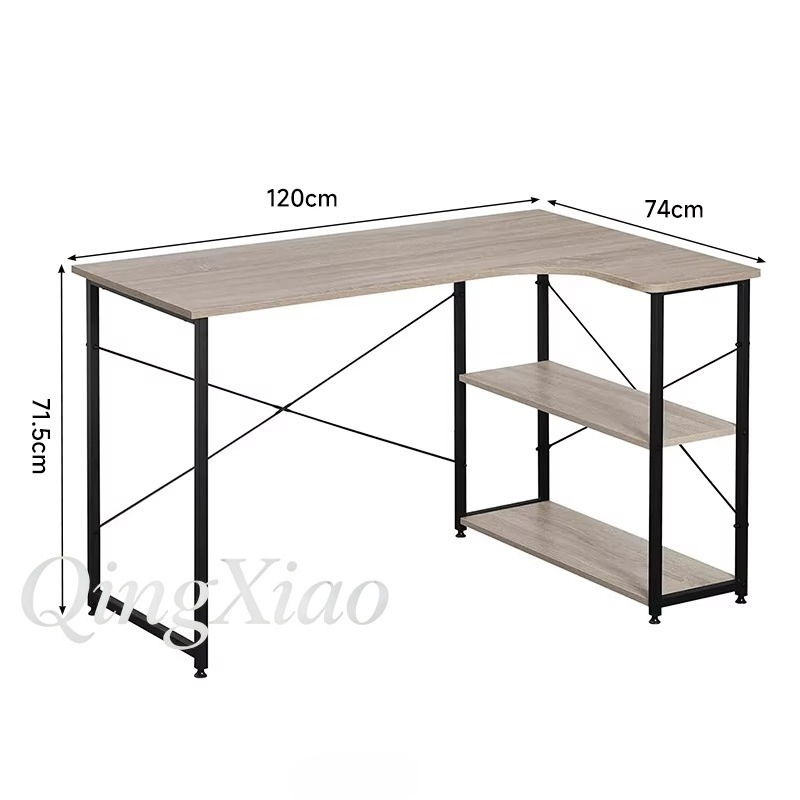 L Shaped Corner Desk With Book - đánh giá và giá Home Office Desk With Drawers