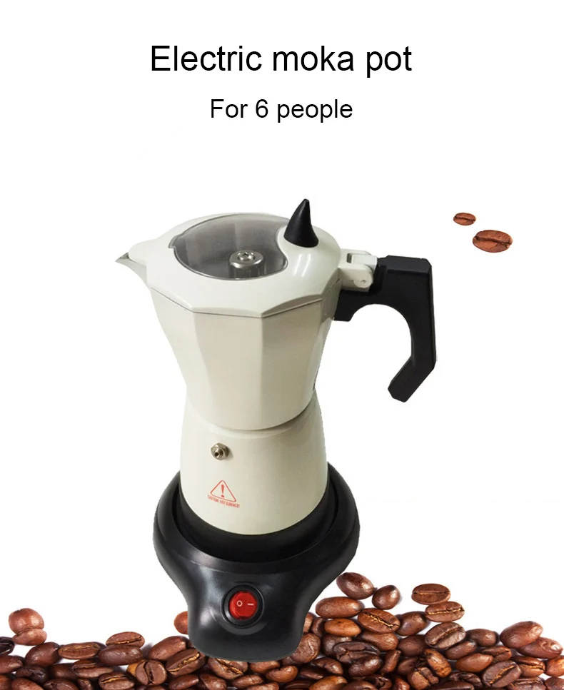 L # Electric Moka Maker 300ml  - đánh giá và giá Home Office Moka