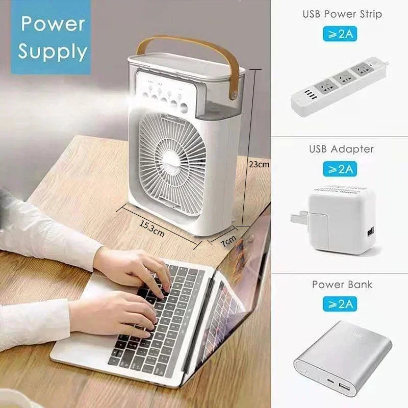 New 3 in 1 Portable Air Cooler - đánh giá và giá Home Office Gadgets