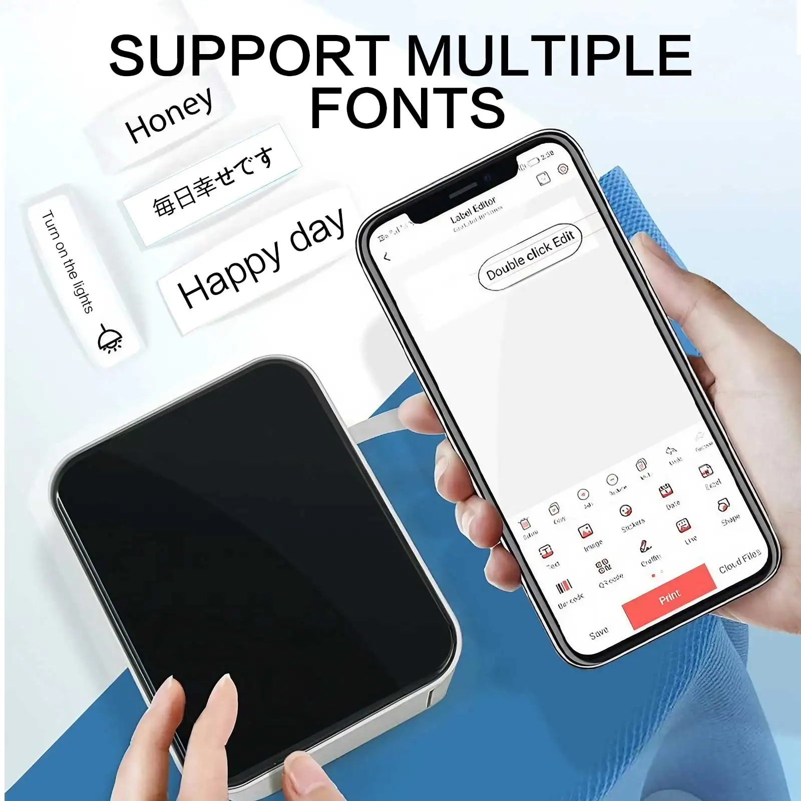 Wireless Portable Label Printe - đánh giá và giá Label Maker Machine
