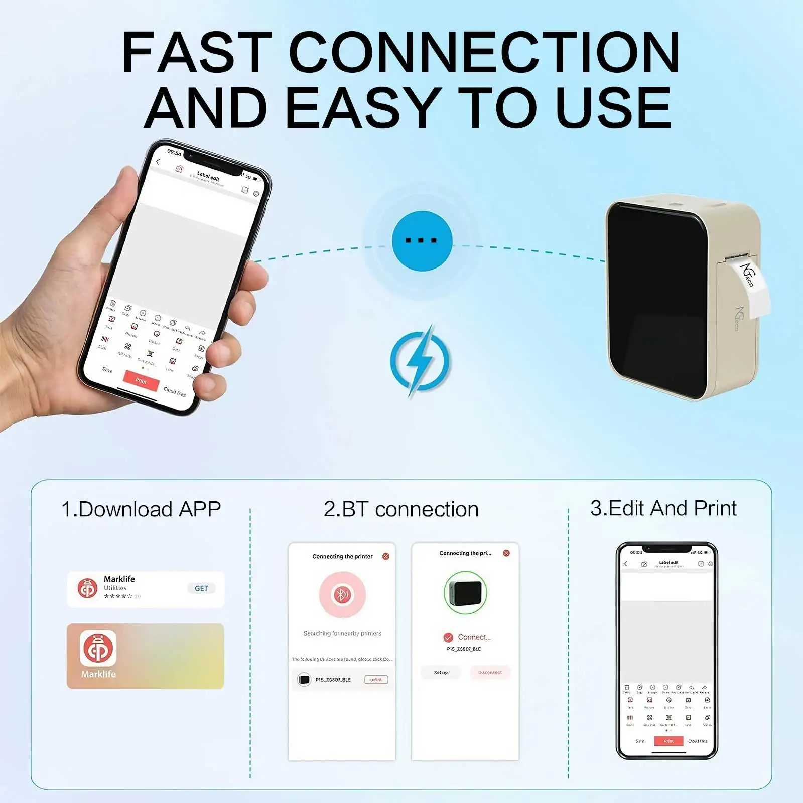 Wireless Portable Label Printe - đánh giá và giá Label Maker Machine