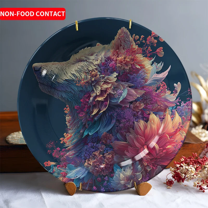 1pc Cute Bear & Floral Ceramic - đánh giá và giá Home Office Contact