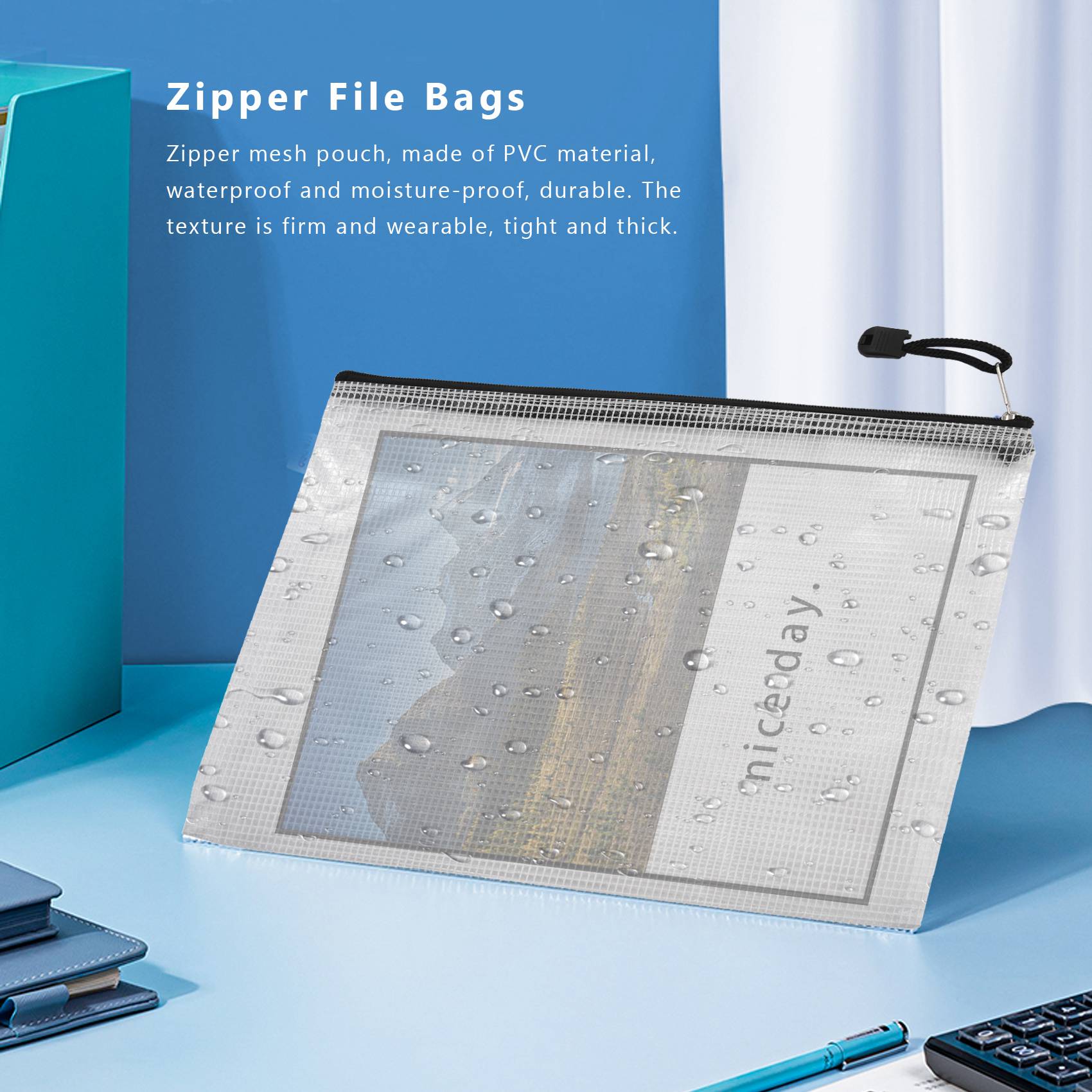 AU61-20Pcs B5 Zipper Document  - đánh giá và giá Home Office Bagas