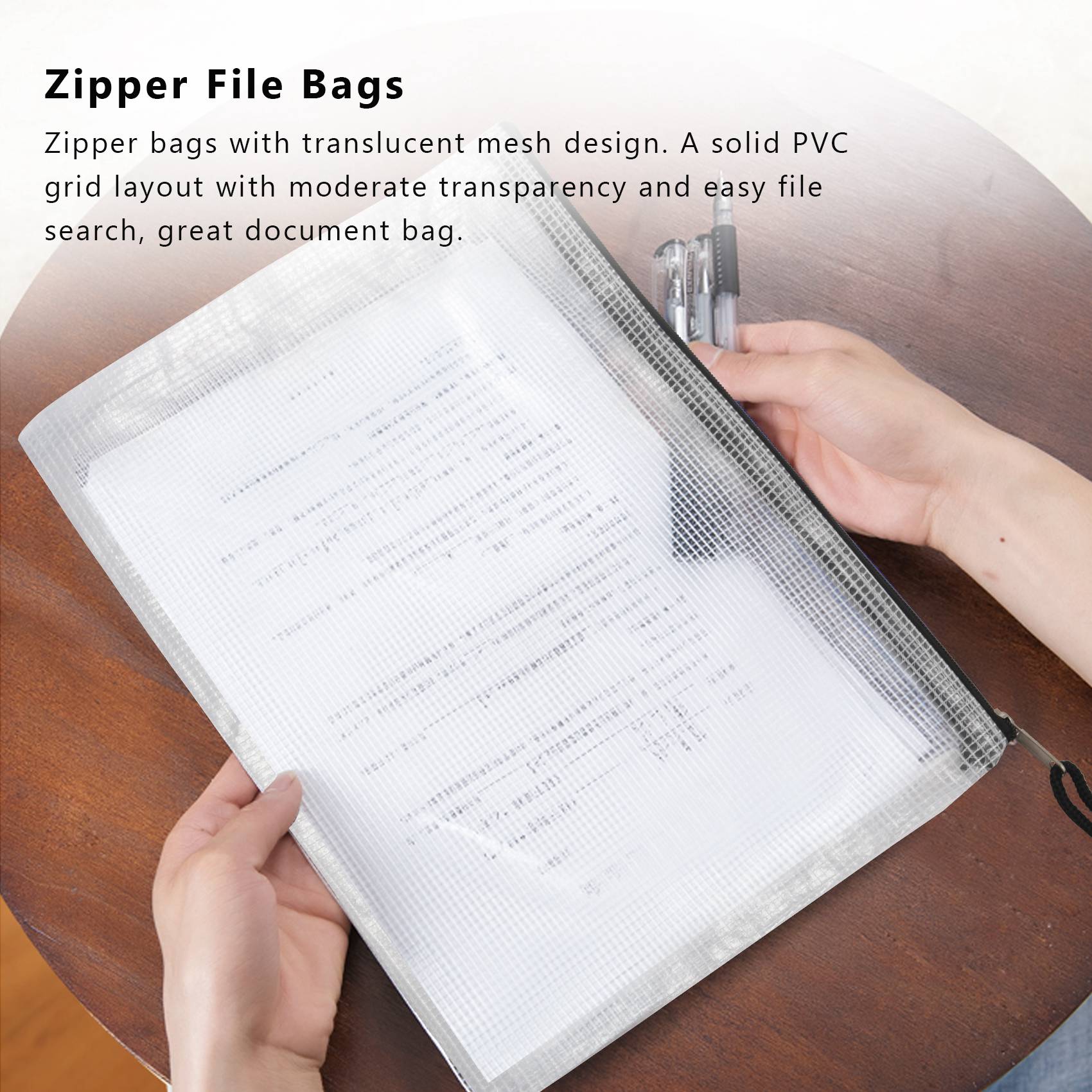 AU61-20Pcs B5 Zipper Document  - đánh giá và giá Home Office Bagas