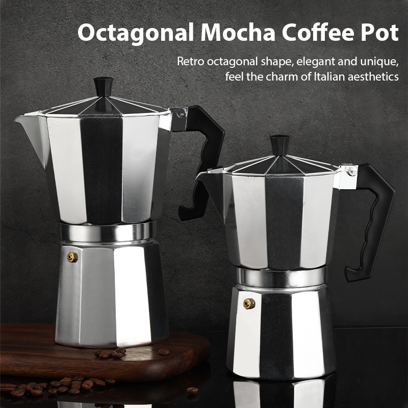Octagonal Moka Coffee Kettle L - đánh giá và giá Home Office Moka