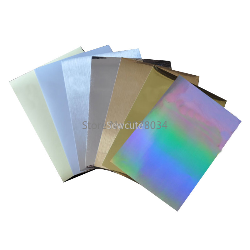 50pcs A4 blank Gold Transparen - đánh giá và giá Label Maker Machine