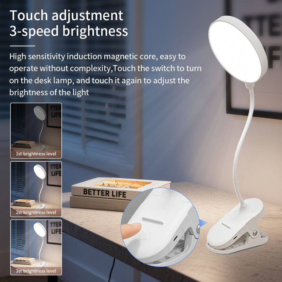 LED Clip Desk Lamp 360° Flexib - đánh giá và giá Desk Lamp Led