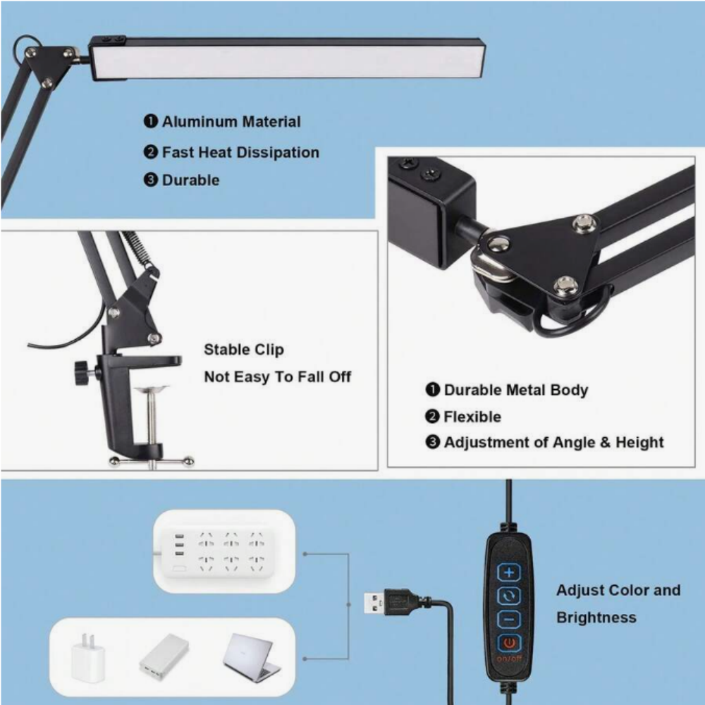 LED Desk Lamp For Home,Reading - đánh giá và giá Desk Lamp Led