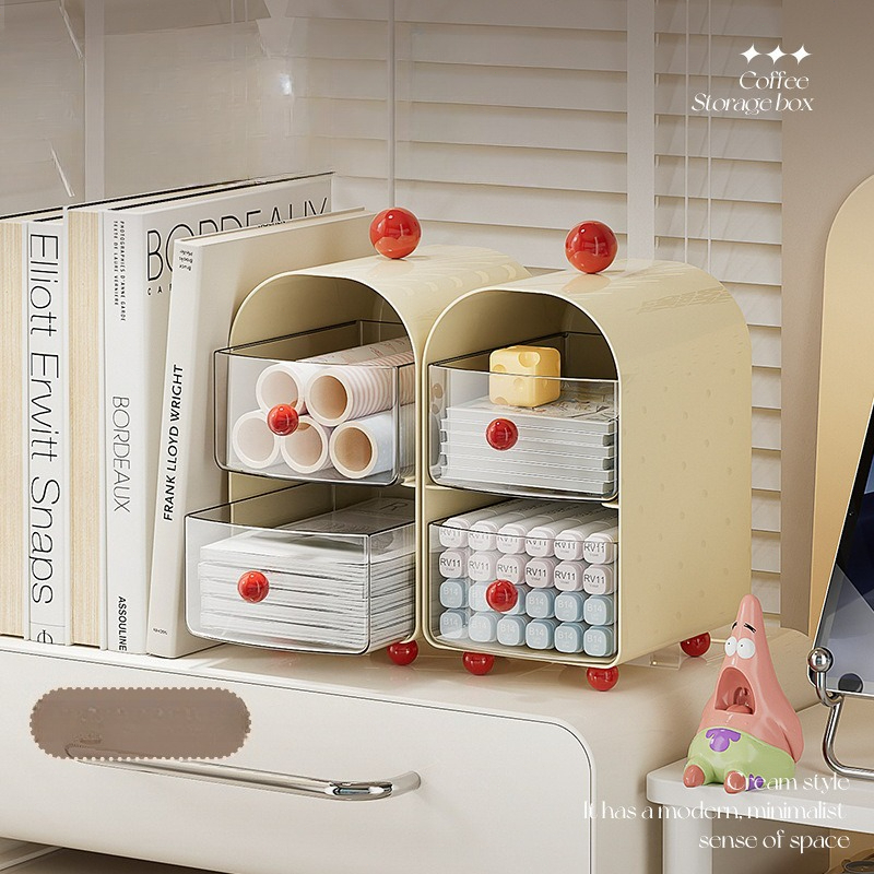 Desktop storage box multi-laye - đánh giá và giá Home Office Desk With Drawers