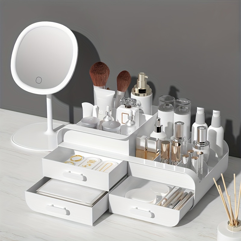 Makeup Storage Box Drawer Dorm - đánh giá và giá Home Office Desk With Drawers