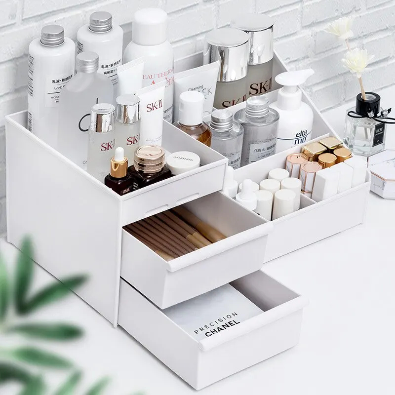 1pc White Drawer Makeup Storag - đánh giá và giá Home Office Desk With Drawers