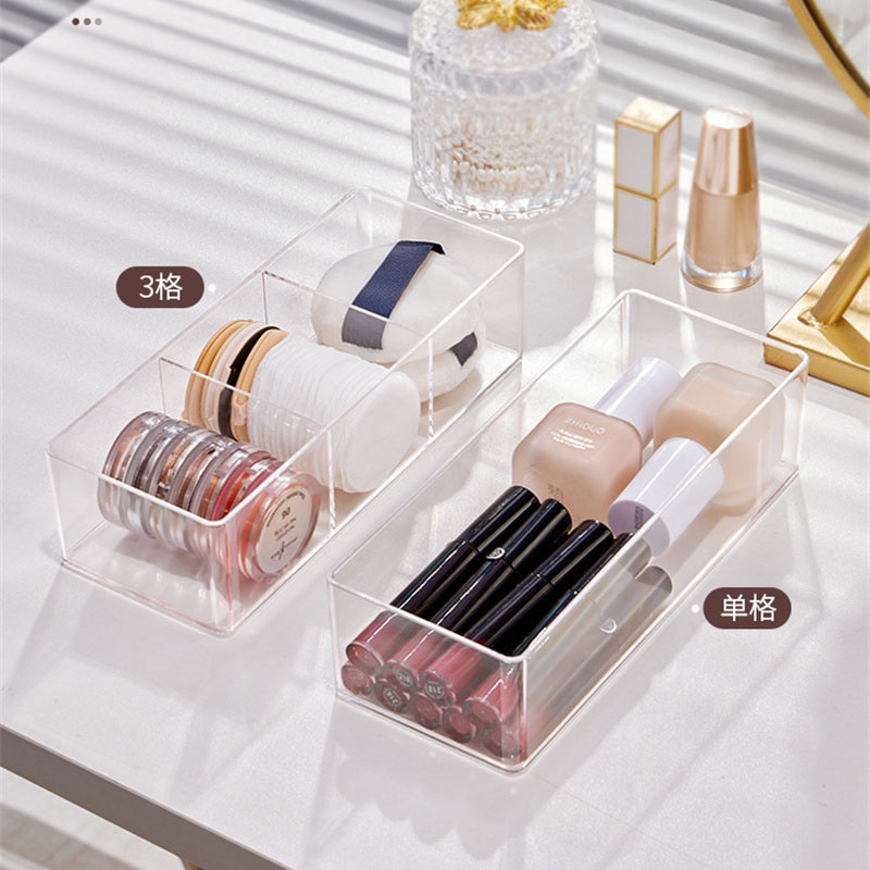 Acrylic Cosmetics Storage Box  - đánh giá và giá Home Office Desk With Drawers