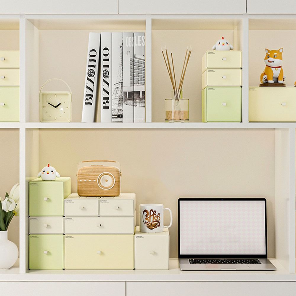 Colorful Desktop Stackable Org - đánh giá và giá Home Office Desk With Drawers