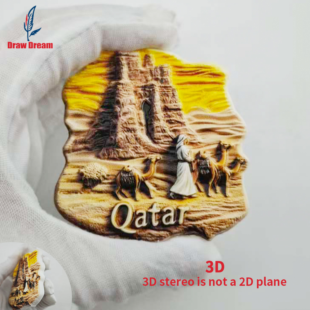 1Pc Qatar Refrigerator Magnet  - đánh giá và giá Home Office Qatar Travel