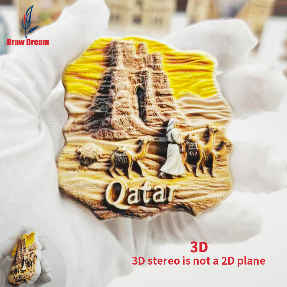 1Pc Qatar Refrigerator Magnet  - đánh giá và giá Home Office Qatar Travel