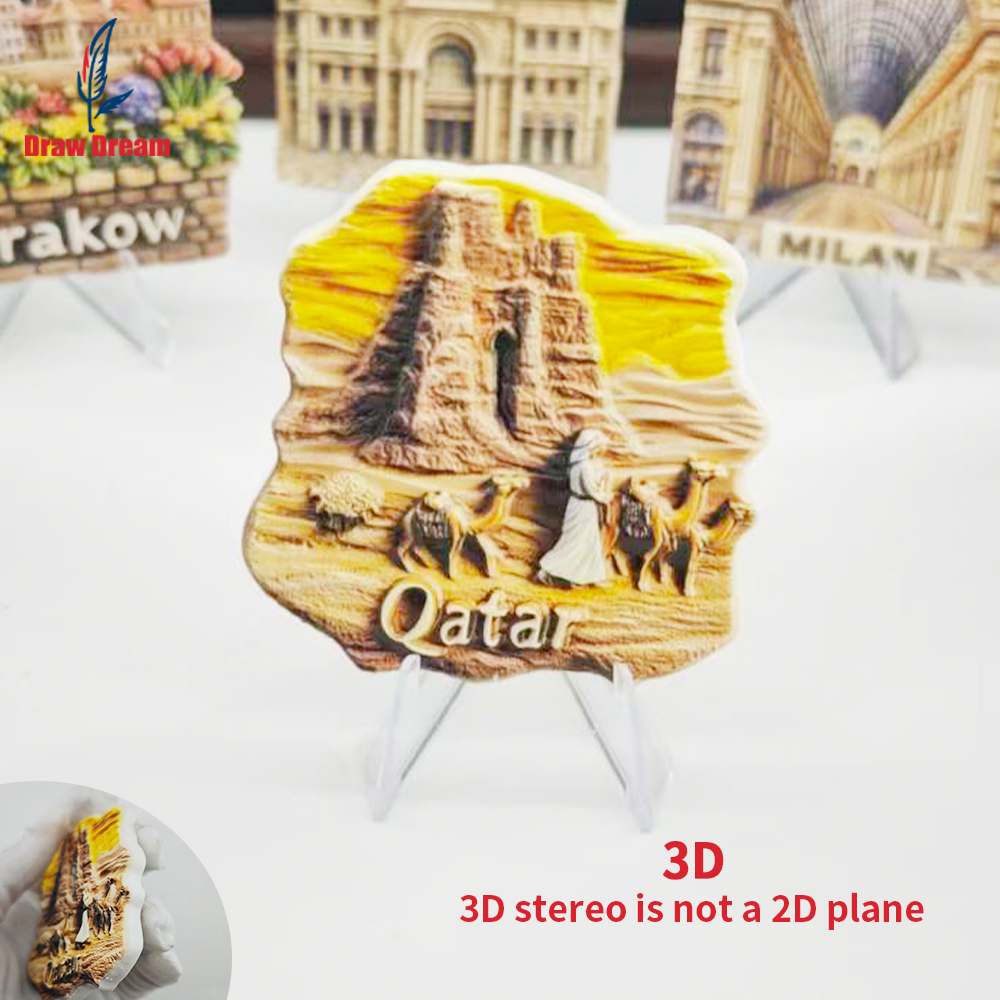 1Pc Qatar Refrigerator Magnet  - đánh giá và giá Home Office Qatar Travel