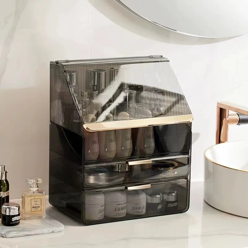 Desktop Makeup Container Drawe - đánh giá và giá Home Office Desk With Drawers